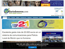 Tablet Screenshot of diariodemoron.com